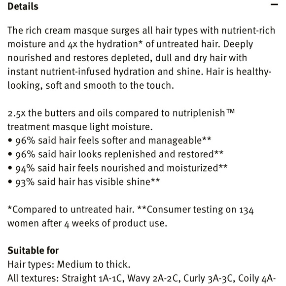 NEW TRAVEL SIZE AVEDA NITRIPLENISH TREATMENT MASK DEEP MOISTURE 25ml - Picture 11 of 12